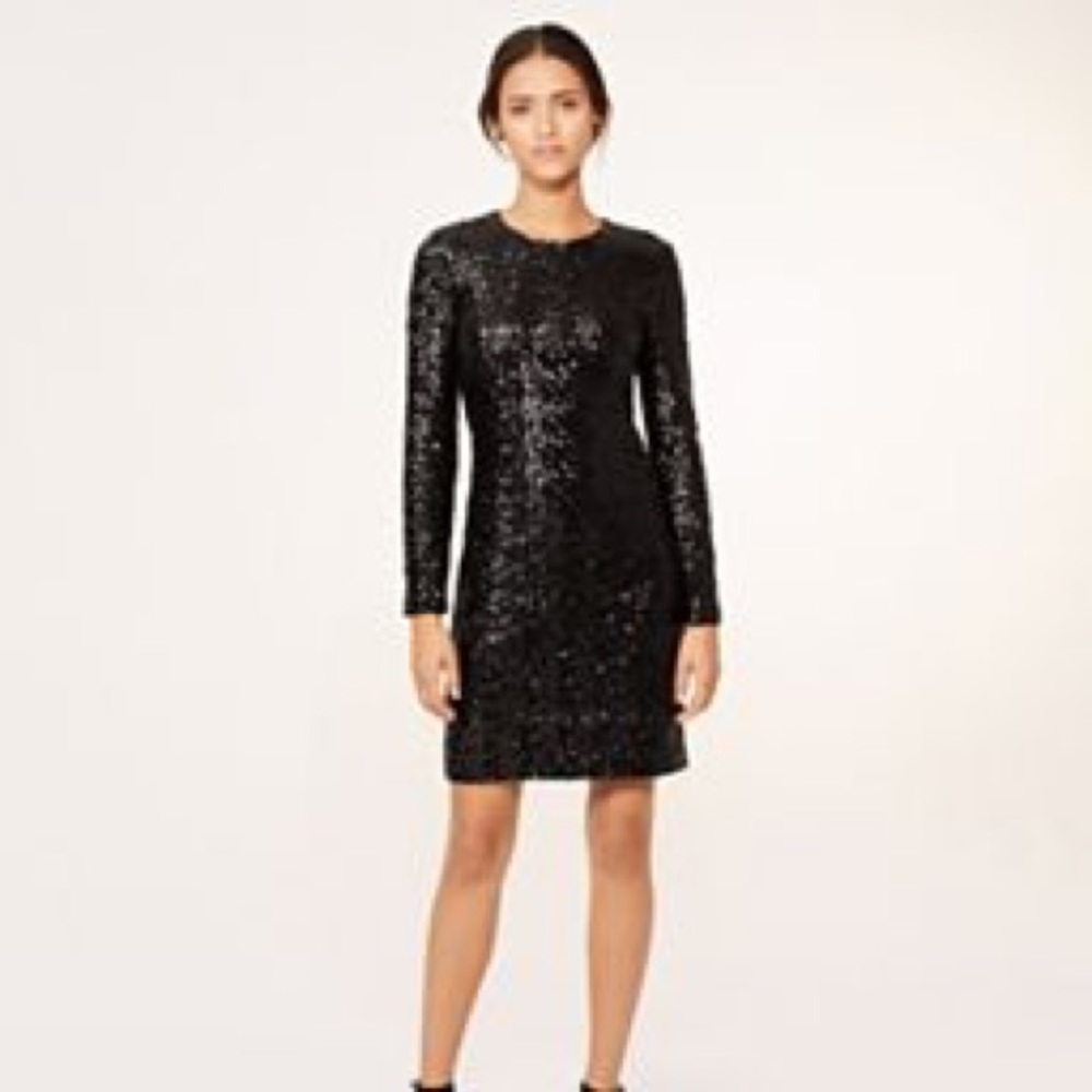Tory Burch Black Disque Cocktail Dress - Picture 2 of 4